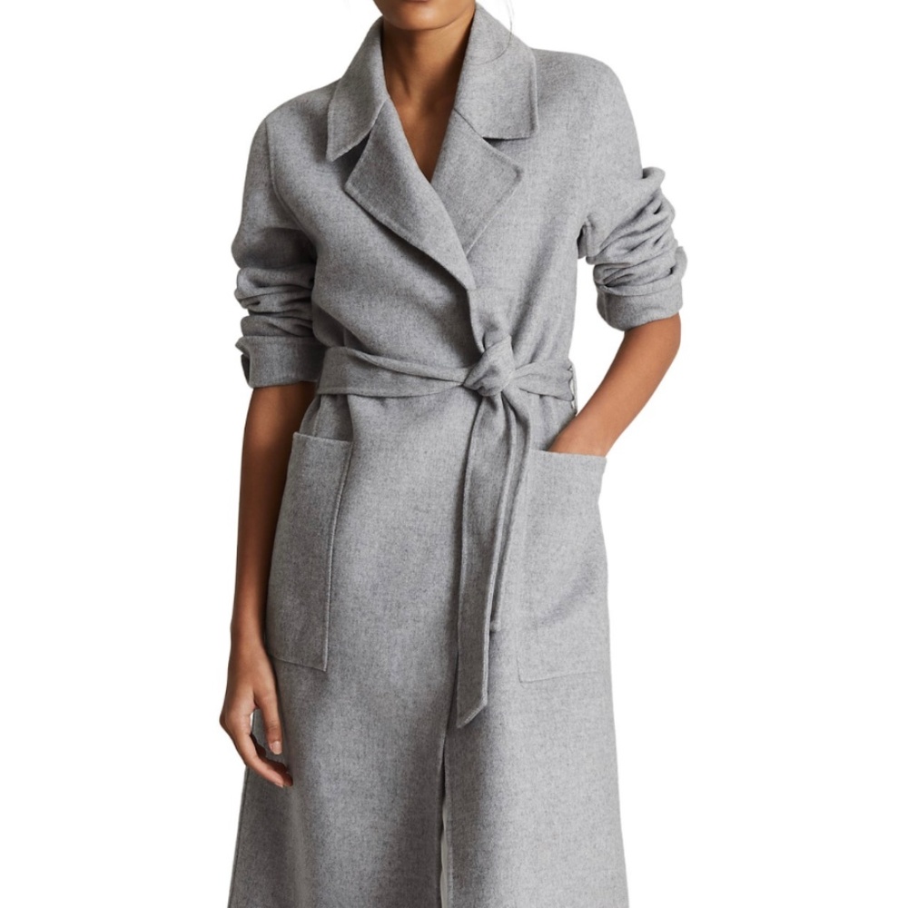 Reiss Grey Overcoat